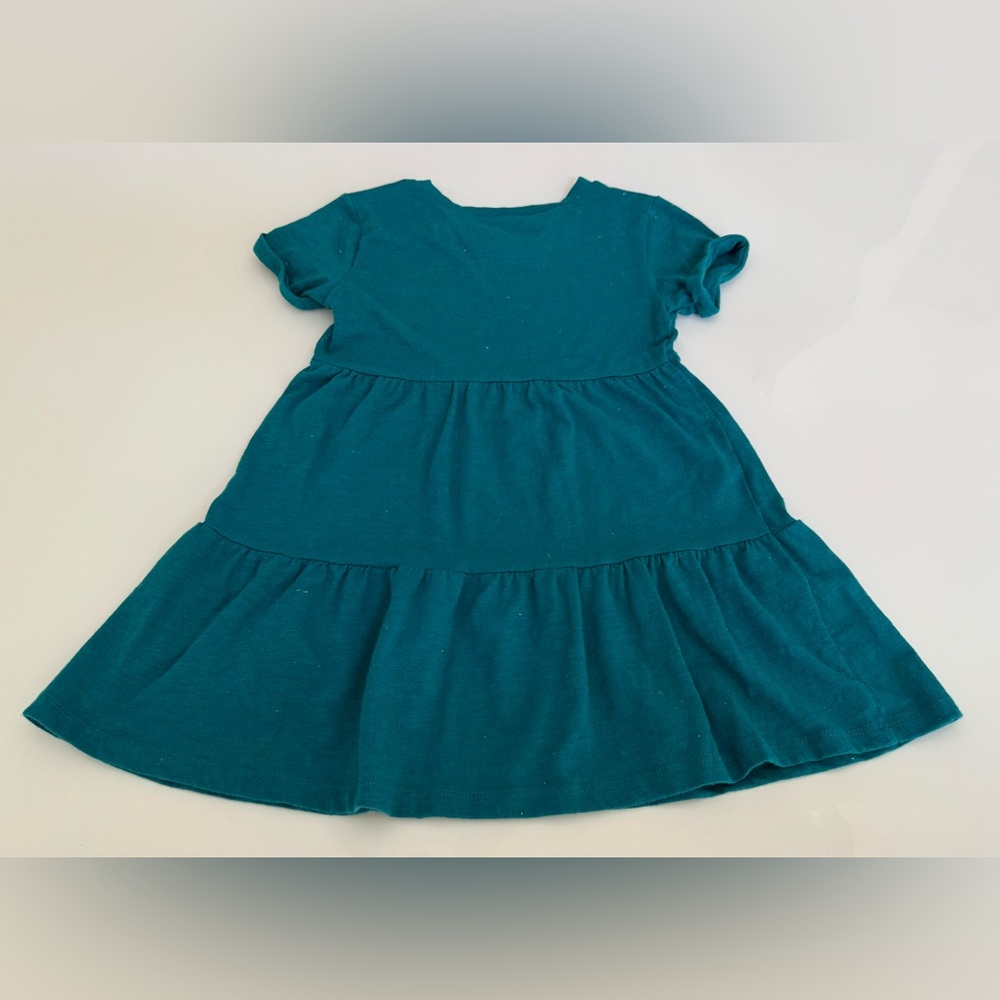 💖SALE 3x$15 Okie Dokie Teal Casual Kids Dress